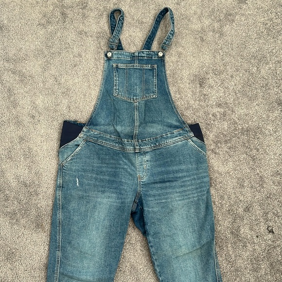 Gap Maternity Overalls with Inset Panel - Picture 1 of 6